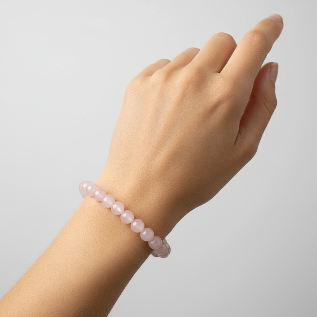 bracelet on model with neutral background