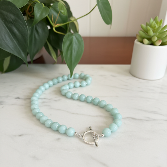 Willow & Fern Amazonite Chunky Gemstone Necklace