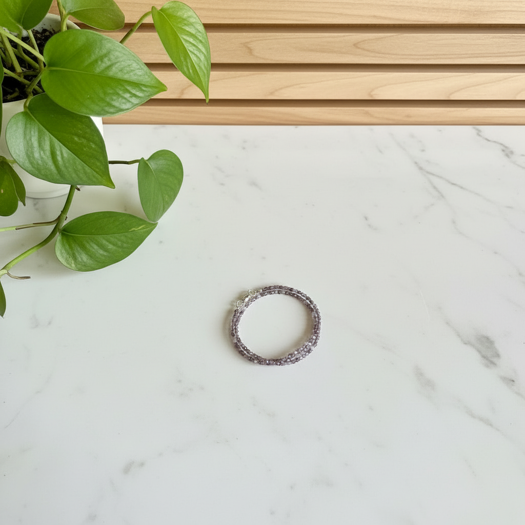 Amethyst Wrap Bracelet