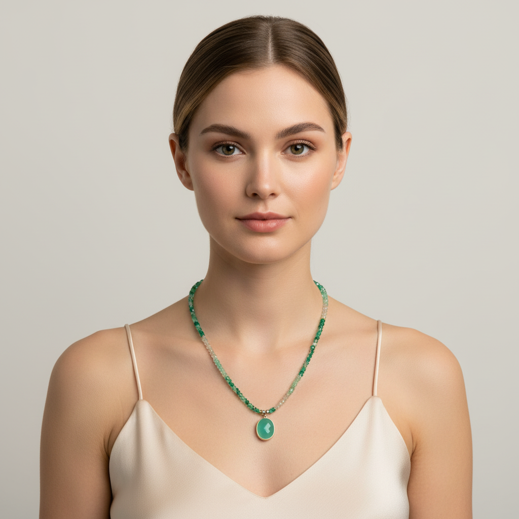 Green Agate Necklace