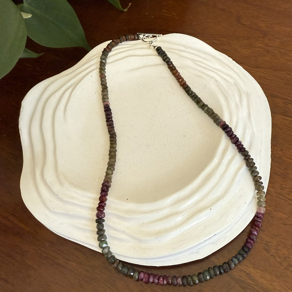 Watermelon Tourmaline Necklace